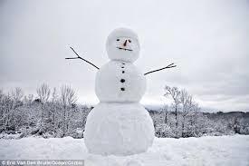 A snowman.