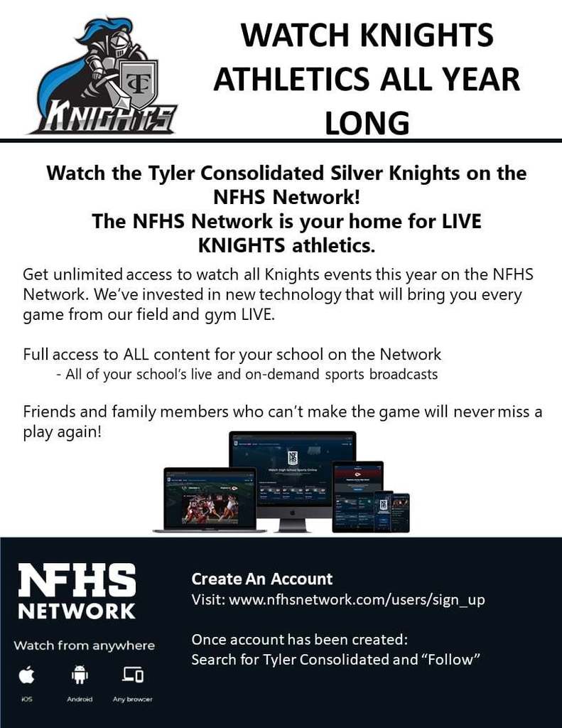 flyer for sports live streams